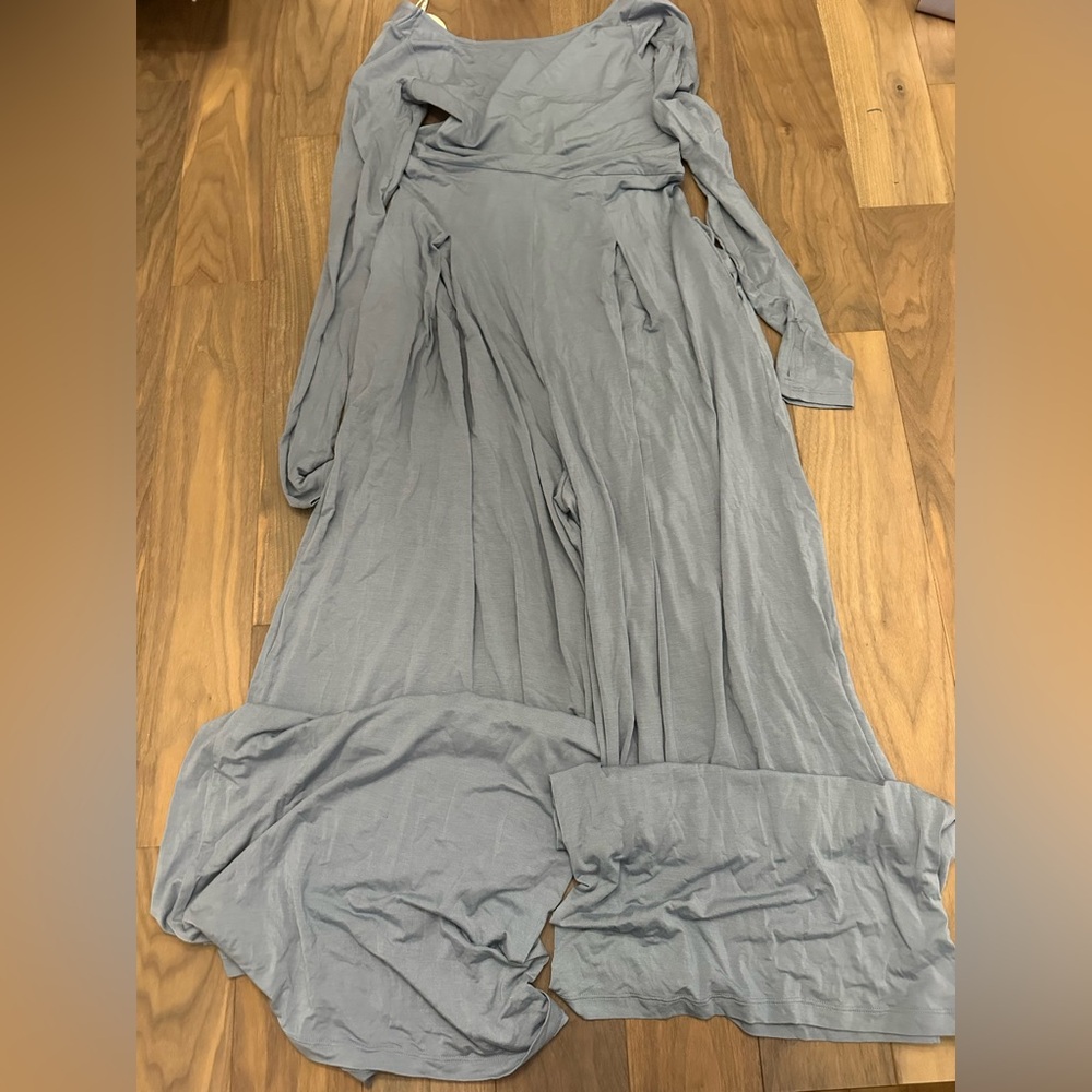 Chic Lavender Long Sleeve Jumpsuit - Picture 10 of 13